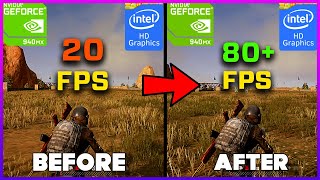 ULTIMATE FPS BOOST Guide for PUBG PC  Intel HD Graphics  Low End Dedicated GPUs 2022 [upl. by Nylle]