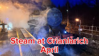 Steam at Crianlarich April [upl. by Berliner]