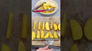 Garlic Roasted Potato Wedges Recipe by Soeos [upl. by Laband]