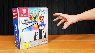 la NUEVA Nintendo Switch OLED de SUPER MARIO WONDER 😍 ¿Vale la pena Unboxing [upl. by Toole594]