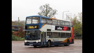 Thrash Stagecoach in Lincolnshire 18347 AE55 DKU on 47 20231118 [upl. by Korns987]