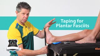 Taping for Plantar Fasciitis [upl. by Nagard]