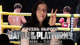 i went to the tiktokers vs youtubers fight [upl. by Anidnamra]