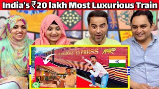 Inside India’s ₹20 Lakh Most Luxurious Train quotThe Maharajas Expressquot‬  Luxury Train  Reaction [upl. by Sivra715]