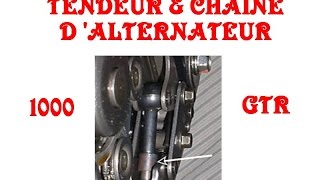 ALTERNATEUR TENDEUR amp CHAINE [upl. by Enilrac]