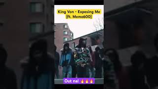 King Von  Exposing Me ft Memo600 justiceforvon hiphop drill rap [upl. by Lleryt920]