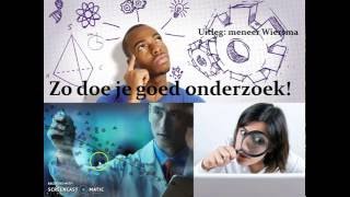 Hoe doe je een goed onderzoek [upl. by Elyrehc]