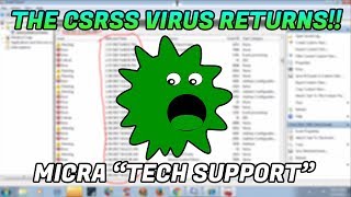 Tech Support Scam  I have the csrssexe virus  8885028305  wwwmicratechsupportcom [upl. by Nazus273]