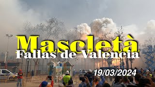 Mascletá del día 19 de marzo 2024 [upl. by Gignac]