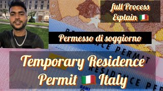 Permesso di soggiorno full Process Video Temporary Residence Permit 🇮🇹 Italy [upl. by Tehr281]