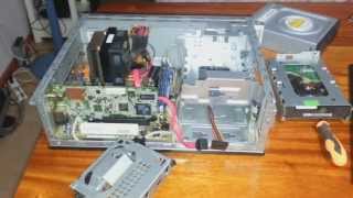 HP Pavilion Slimline s3640la Disassemble [upl. by Norvin240]