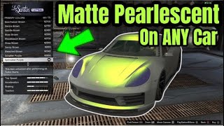 GTA 5 Matte Pearlescent GTA Paint Glitches [upl. by Dani]