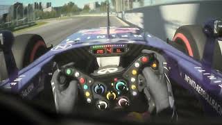 Onboard Cam Helmet Daniel Ricciardo Australia 2014 Assetto corsa [upl. by Assed]