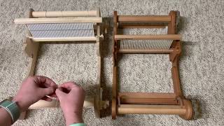 Schacht Cricket vs Ashford Sample It Rigid heddle loom [upl. by Adihsar870]