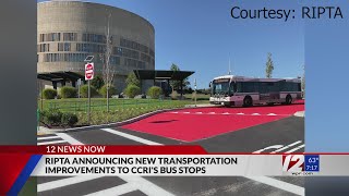 Improvements to RIPTA bus stops at CCRI to be unveiled [upl. by Erkan26]