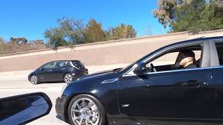 2019 Mustang Gt Vs 2012 Cadillac CTSV Sedan [upl. by Auohp50]