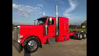 300quot 2018 Peterbilt 389 Flat Top Custom Owner Operator Spec [upl. by Barcus557]