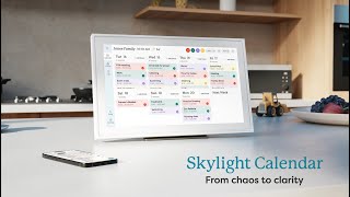 Skylight Calendar  The smart touchscreen calendar amp organizer making family life more manageable [upl. by Watts]