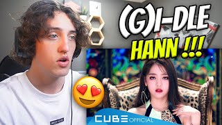 GIDLE HANN ALONE Official Music Video  Reaction [upl. by Orpah661]