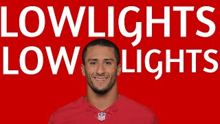 Colin Kaepernick Career Lowlights [upl. by Adnoloy]