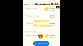 Así Genera interés diario la Cuenta👉Ahorro Flexible 5�nco Pichincha🇪🇨 [upl. by Dail96]