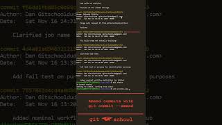 Git Quick git commit amend [upl. by Groves149]