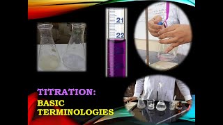 Titration Basic Terminologies [upl. by Nortal986]