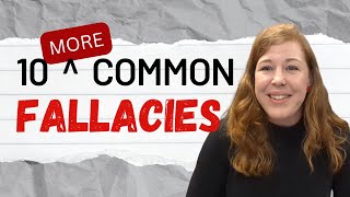 10 💥MORE 💥Common Fallacies in Writing amp Speaking [upl. by Gaskins93]