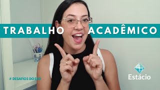 COMO ESTRUTURAR OS TRABALHOS ACADEMICOS Explicando como fazer um trabalho introdução conclusão e [upl. by Groscr]