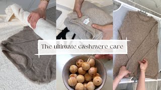 Wash Your Cashmere At Home luxury minimalist wardrobe  cashmere is the best value fabric [upl. by Marna]