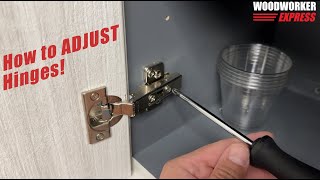 How to ADJUST Cabinet Hinges [upl. by Intyrb]