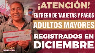 ¡ABUSADO Adulto mayor te registraste en diciembre a la pensión bienestar entrega de tarjeta y pago [upl. by Gilli303]