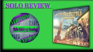 Tekhenu Obelisk of the Sun Solo Review [upl. by Arlette487]