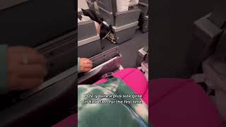 Plus Size Girlie in First Class ✈️ plussizetravel firstclass travel airplane plussize [upl. by Nagar]