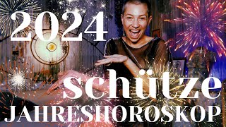 SCHÜTZE 2024 JAHRESHOROSKOP  eine astrologische Energievorschau für ein erfolgreiches 2024 [upl. by Hebrew]