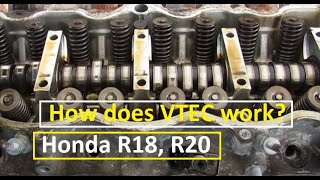 How does Honda VTEC system work R18 R20 engines [upl. by Ludlew]