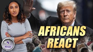 Africans Go Out To The Streets To Celebrate Trumps Win [upl. by Coral]