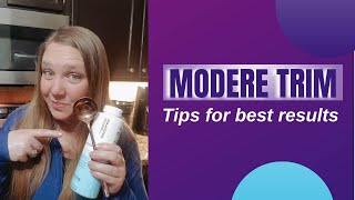 Modere Trim  Watch this to maximize your results [upl. by Christan209]