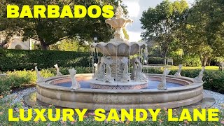 SANDY LANE BARBADOS WALKING TOUR VLOG [upl. by Hebert79]