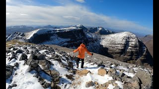 Beinn Eighe Munros amp Triple Butress Torridon 310324 [upl. by Sullecram]