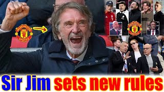 Sir Jim Ratcliffe has set out five new rules the Man United manager must adhere to [upl. by Orfield533]