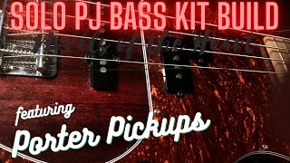 PJ Bass Kit build Series parallel wiring featuring Porter Pickups 2 kits built in 12 minutes [upl. by Asyle]