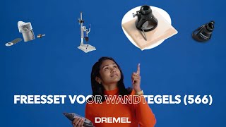 Dremel freesset voor wandtegels [upl. by Ekralc]