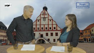 51 OnlineBürgersprechstunde Grimma mit OBM Matthias Berger 071123 [upl. by Ardnalac536]