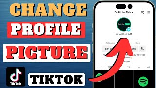 How To Change TikTok Profile Picture  Easy Tutorial [upl. by Obel383]