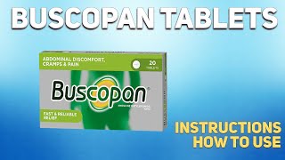 Buscopan tablets how to use How and when to take it Who cant take Buscopan [upl. by Bertasi]