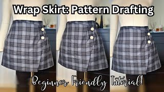 Easy DIY Wrap Skirt Pattern for Beginners [upl. by Sarad]