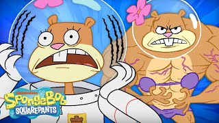 Every Time Sandy Goes Wild 🐾  20 Minute Compilation  SpongeBob [upl. by Chesney]