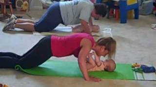 quotHappy Babyquot Workout fitness for Moms and babies with Real Hollywood Trainer Dulcinea Lee [upl. by Ericha]