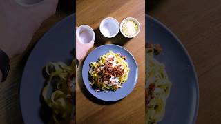 Recette pâtes carbonara  diet  400 kcal [upl. by Mears]